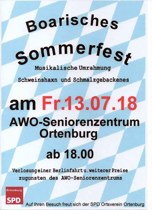 2018 | Sommerfest im AWO-Seniorenzentrum